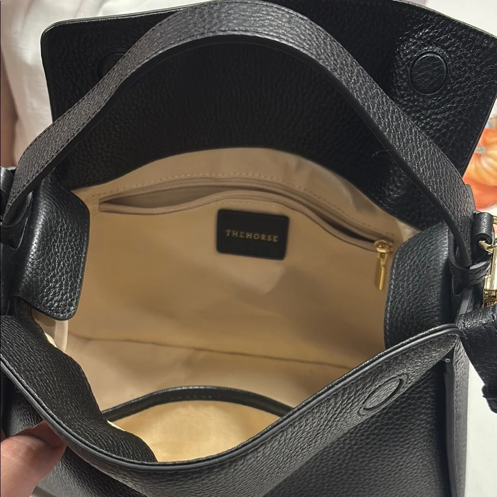 The Horse Clementine Bag - Black with Gold Hardware - Picture 2 of 10